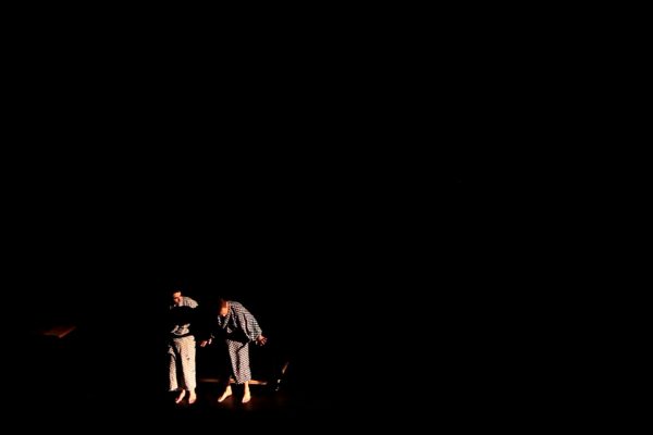 Leaving Naritsune and Yasuyori leave the boat, and the theatre.